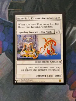 Rune-Tail Kitsune Ascendant | 7% Off 2+ | Baldur's Gate | NM | MTG - Image 1