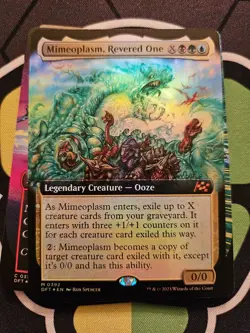 Mimeoplasm, Revered One - Foil - Extended Art - Aetherdrift - NM-Mint - MTG - Image 1
