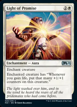 Light of Promise -Foil Near Mint MTG Magic 2021 Core Set - Image 1