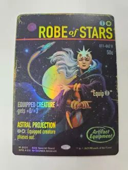 Robe of Stars Borderless FOIL MTG EoE Special Guest Nm/M - Image 1