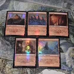 MTG Adventures In The Forgotten Realms : Mountain Foils Only Lot • 17 - Image 2