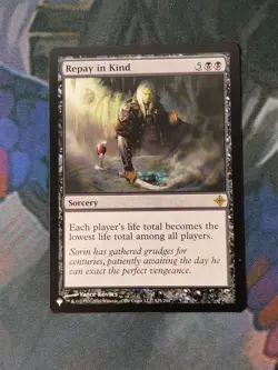 Repay in Kind - The List | 7% Off 2+ | Baldur's Gate | NM | MTG - Image 1