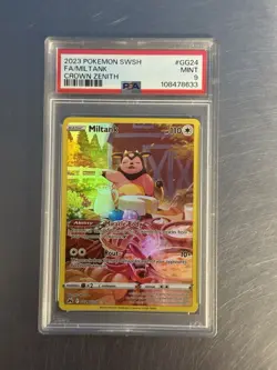 Miltank Crown Zenith Galarian Gallery Holo Ultra Rare Card GG24/GG70 PSA 9 - Image 1
