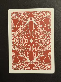 MetaZoo Faded Spade WPT Snallygaster #7 Holo Cryptid Nation Poker Playing Card - Image 3