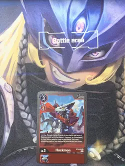 Huckmon BT6-009 Red Foil Digimon Card CCG Trading Card - Image 1