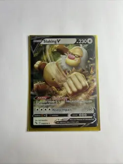Slaking V - 058/078 - Pokemon Go Sword & Shield Ultra Rare Card NM - Image 1