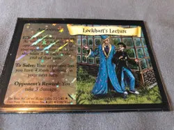 chamber of secrets tcg foil card lockharts lecture #2 - Image 1