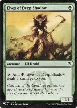 Elves of Deep Shadow NM, Japanese MTG Duel Decks Magic Card - Image 1