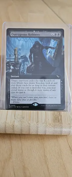 MTG Outrageous Robbery Rare #402 EXC EN - Image 1