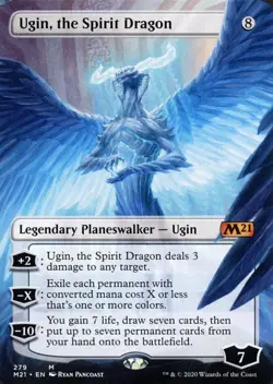 Ugin, the Spirit Dragon (Borderless) Core Set 2021 Foil - Image 1