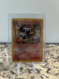 Pokemon Dark Houndoom TCG Card 7/105 Neo Destiny Unlimited Holo Rare - Image 1