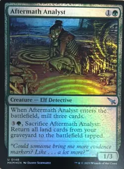 Edge of Eternities Commander Aftermath Analyst Foil - Image 1
