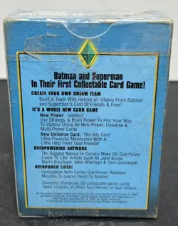 1996 Fleer DC OverPower Batman Superman Over Power Card Game Starter Deck NIP - Image 3