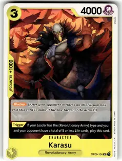 One Piece Emperors in the New World Card OP9-100 UC Karasu - Image 1