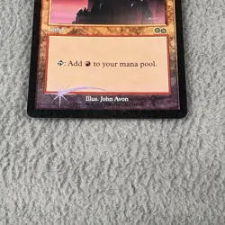 MTG Mountain 1999 Arena Promo FOIL 1x HP Heavily Played Magic The Gathering B - Image 3