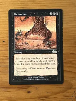 MTG - Magic the Gathering - Reprocess - Urza's Saga - Pro Tour Stamped - NM - Image 1