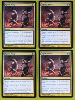 Agony Warp x4 Shards of Alara 4x Playset Magic the Gathering MTG - Image 1