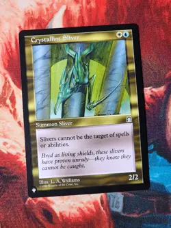 Crystalline Sliver The List Reprints Magic Gathering MTG PLST - Image 1