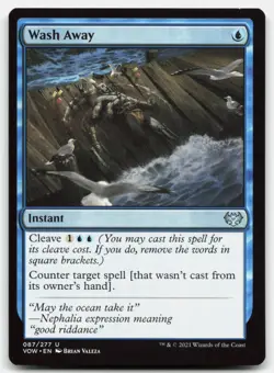 MTG Wash Away U Innistrad: Crimson Vow 87 LP - Image 1