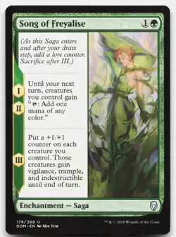 MTG Song of Freyalise U Dominaria 179 LP - Image 1