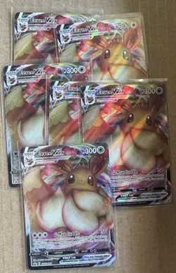 Eevee VMAX SWSH087 - Black Star Promo - Ultra Rare Holo Pokemon Card Near Mint - Image 1