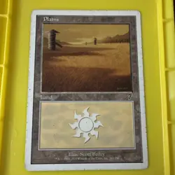 Magic the Gathering MTG Seventh Edition 2001 Card | Plains 341/350 - Image 1