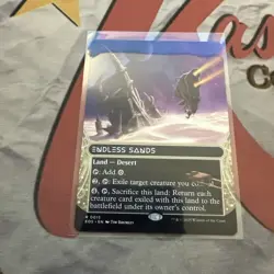 x1 Endless Sands (0015) - Borderless R MTG Edge of Eternities: Stellar Sights M/ - Image 1