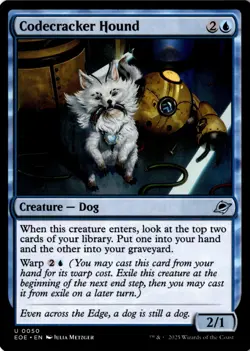 Codecracker Hound Non-Foil Edge of Eternities 50 NM MTG - Image 1