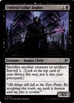 Umbral Collar Zealot Non-Foil Edge of Eternities 123 NM MTG - Image 1