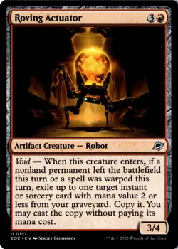 Roving Actuator Non-Foil Edge of Eternities 157 NM MTG - Image 1