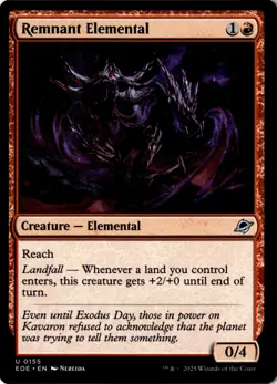 Remnant Elemental Non-Foil Edge of Eternities 155 NM MTG - Image 1