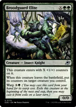 Broodguard Elite Non-Foil Edge of Eternities 175 NM MTG - Image 1