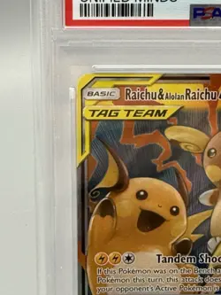 2019 Pokemon Sun & Moon Unified Minds 54/236 Raichu Alolan Raichu GX PSA 10 - Image 2