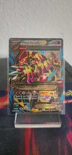 Pokemon TCG Mega Primal Groudon EX 151/160 XY-Primal Clash Holo Foil Full Art - Image 1