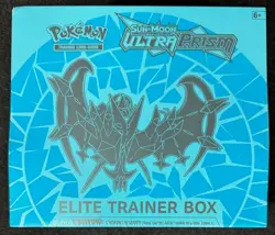 POKEMON SUN & MOON ULTRA PRISM ELITE TRAINER SEALED Dawn Wings Necrozma ETB NICE - Image 1