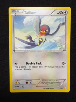 Taillow 7/30 MP - Pokemon TCG XY Trainer Kit Pikachu Libre PR Common - Image 1