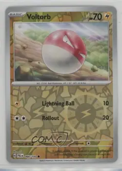 Voltorb Reverse Foil Pokemon SV02: Paldea Evolved #066 0p5y - Image 1
