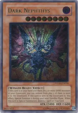 Yugioh! LP Dark Nephthys - PTDN-EN018 - Ultimate Rare - Unlimited Edition Lightl - Image 1