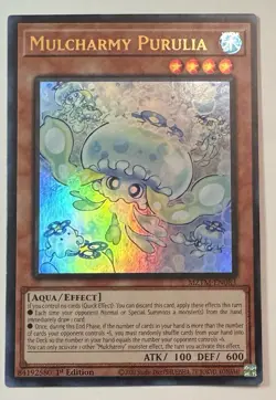 Mulcharmy Purulia MZTM-EN083 Yugioh Maze of the Master Ultra Rare 1st Edition - Image 1