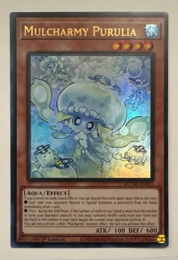 Mulcharmy Purulia MZTM-EN083 Yugioh Maze of the Master Ultra Rare 1st Edition - Image 2