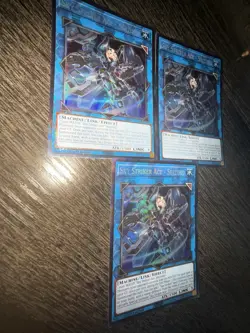 Yugioh! 3x Sky Striker Ace - Shizuku RA03-EN043 Collector's Rare 1st Ed NM - Image 1