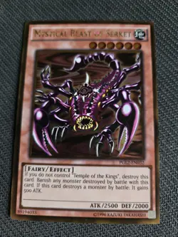 Mystical Beast of Serket PGL2-EN032 Gold Rare Unlimited Edition NM Yugioh - Image 1