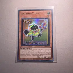 YuGiOh LollipoYummy JUSH-EN018 Ultra Rare 1st Edition Near Mint Pack Fresh - Image 1