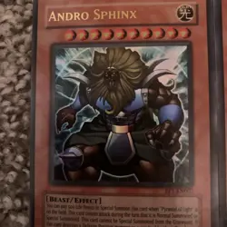 YUGIOH Great SPHINX Set Of 3 Full Ultra HOLOFOIL ANDRO THEINEN TELEIA EP1 VTG!! - Image 3