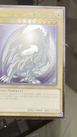 YUGIOH Blue-Eyes White Dragon OP28-EN001 Ultimate Rare NA Blue hue uk seller - Image 2