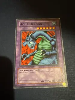 YuGiOh - Aqua Dragon - McDonalds Series 2 Limited Edition MDP2-EN013 2006 MP - Image 1