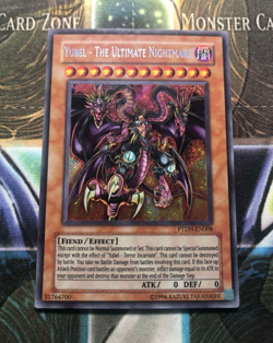 *** YUBEL - THE ULTIMATE NIGHTMARE *** ORIGINAL SECRET RARE PTDN-EN008 YUGIOH! - Image 1