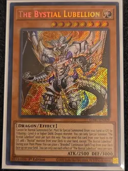 Yugioh The Bystial Lubellion DABL-EN009 Secret Rare 1st Ed NM - Image 1