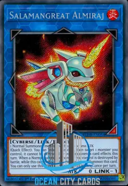 Yugioh Salamangreat Almiraj Secret Rare Card BLHR-EN054 1st Edition - Image 1
