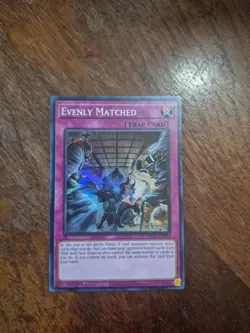 Yu-Gi-Oh! Evenly Matched RA01-EN074 Super Rare 1st Edition NM - Image 1